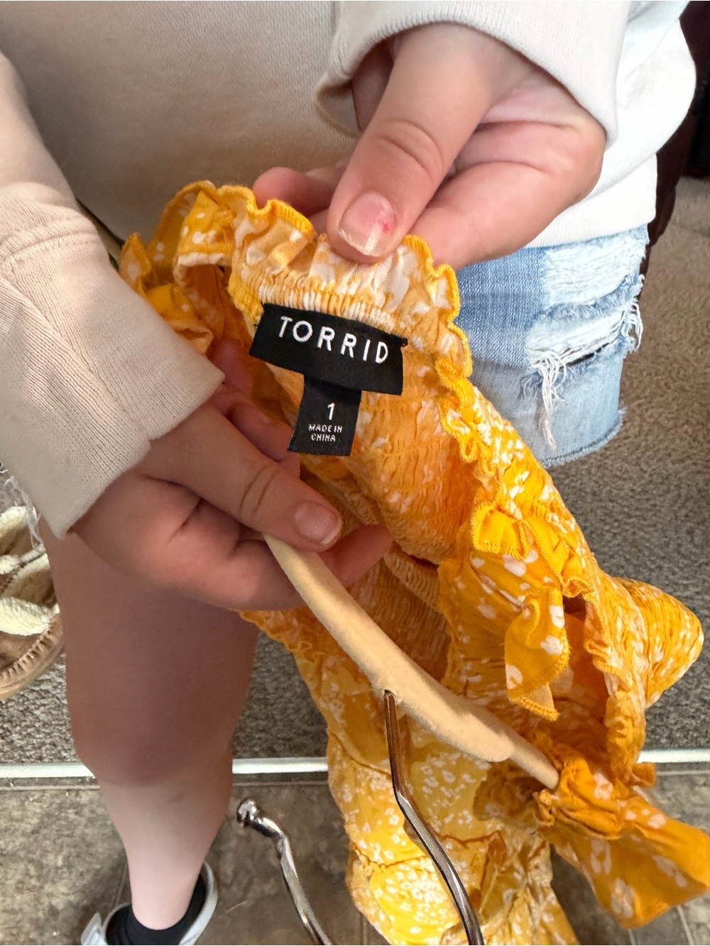 torrid Yellow Floral Midi Sundress - Picture 3 of 3